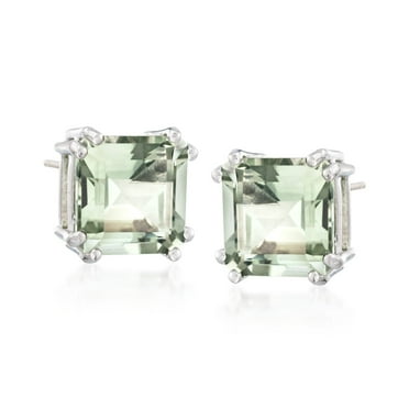 Ross-Simons 9.00 ct. t.w. Prasiolite Earrings in Sterling Silver, Women's, Adult