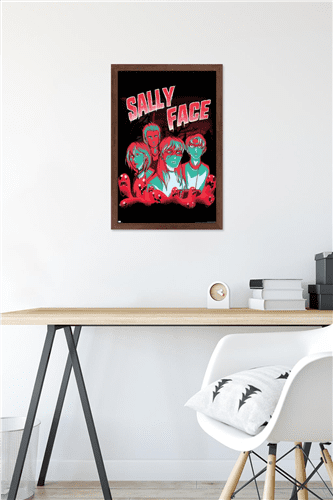 Sally Face - Shadows Wall Poster, 14.725" x 22.375" Framed