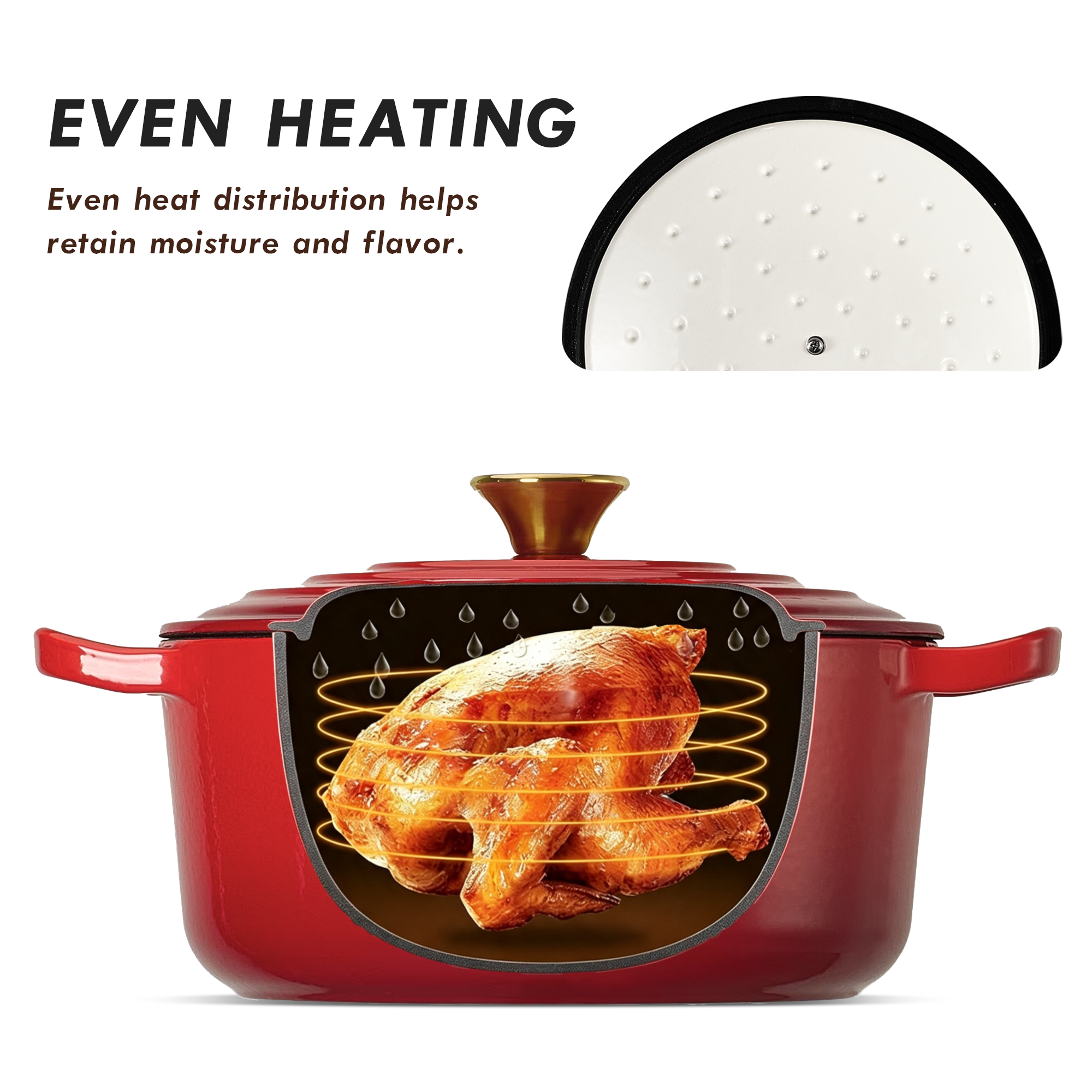 Carote 4.5-Quart Enameled Cast Iron Dutch Oven photo 7