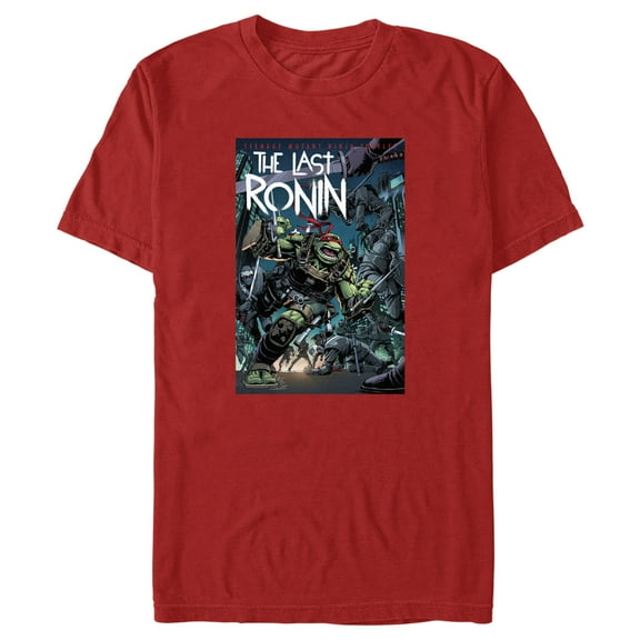 Men's Teenage Mutant Ninja Turtles The Last Ronin Issue 2 Cover Graphic Tee Red Medium