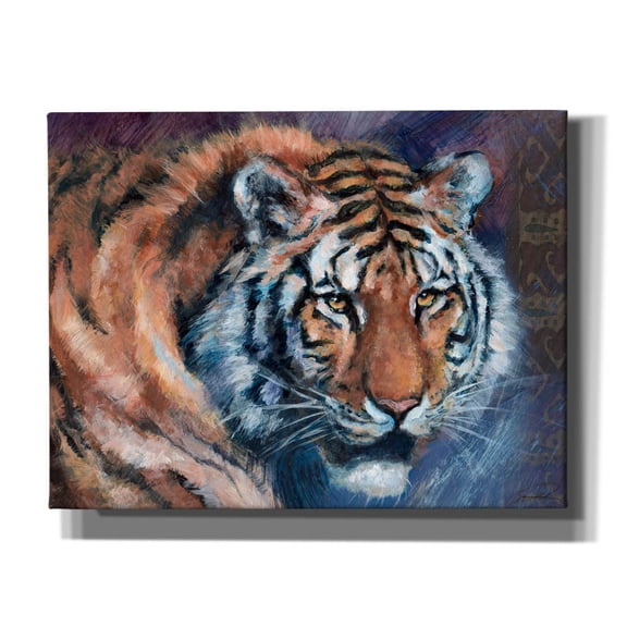 Epic Graffiti 'Tiger Tales' by Robert Campbell, Canvas Wall Art, 34"x26"