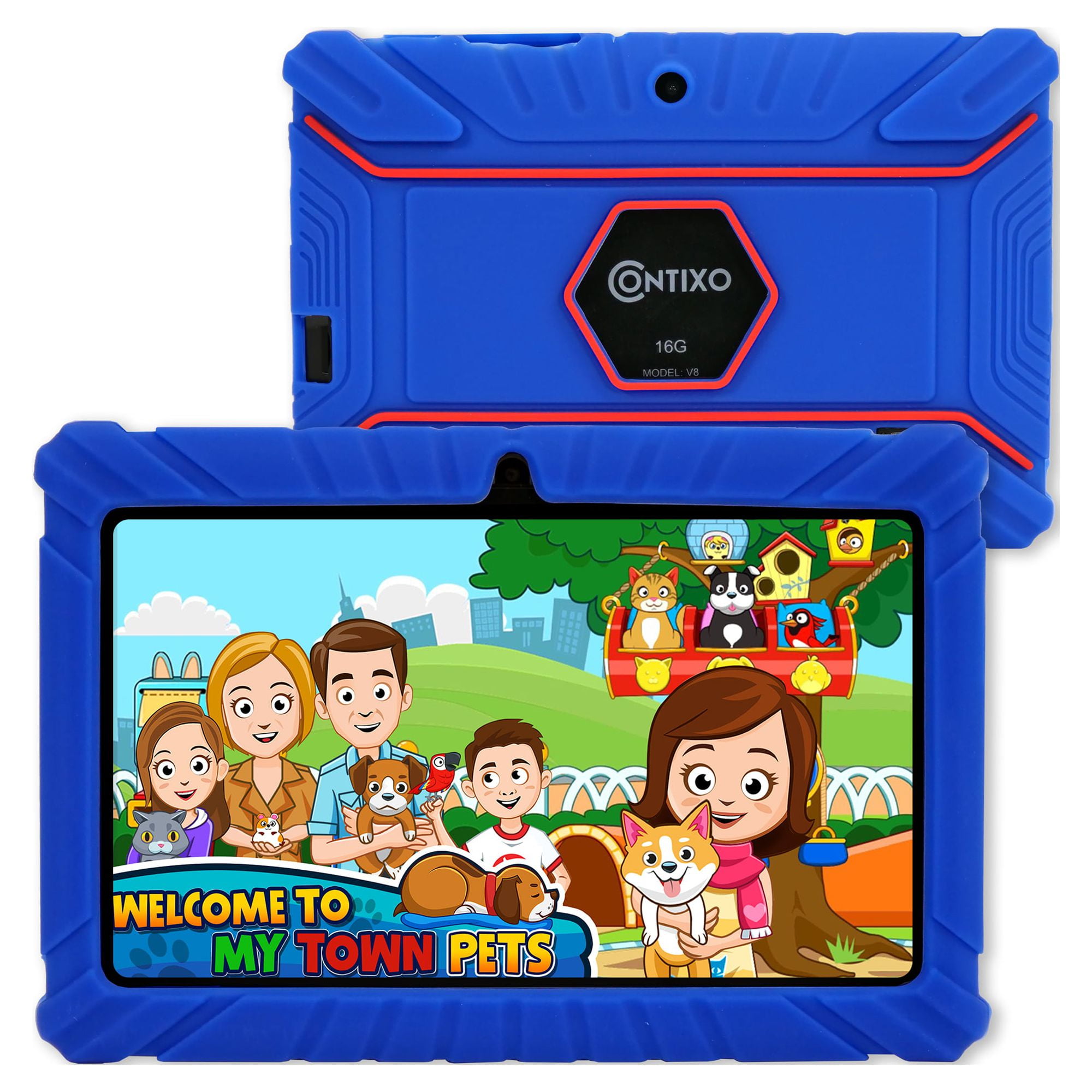 Contixo 7 inch Kids Learning Tablet Bundle - 32GB Storage