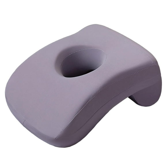 Lipstore Napping Pillow Headrest Practical Sleeping Pillow for School Airplane Ladies Grey