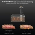 thumbnail image 3 of KitchenBoss Machine sous Vide : Cuiseur sous Vide de Précision, Circulateur à Immersion, IPX7 Étanche en Acier Inoxydable 1100W Machines de Cuisson Professionnelles (G322T-US), 3 of 7