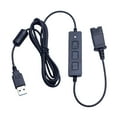 thumbnail image 1 of TISHITA 1pc Headset Qd Connector Qd Cable to USB Plug Laptop for for QD Interface, 1 of 4