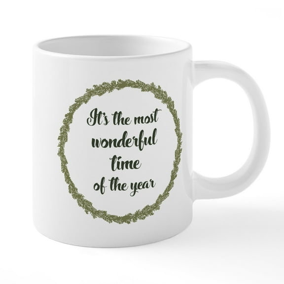 CafePress - Wonderful Time - 20 Oz White Ceramic Mega Mug