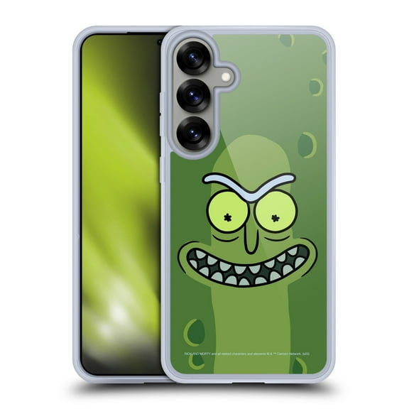 Head Case Designs Rick And Morty Season 3 Graphics Pickle Rick Soft Gel Case for Samsung Galaxy S25 