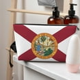 thumbnail image 7 of Florida Flag Purse Organizer Handbags Totes Leather Zipper Printing Bag For Women Travel Toiletry Bag, 7 of 7