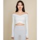 thumbnail image 1 of Ropa de yoga con espalda de belleza para mujer, Camiseta deportiva ajustada y transpirable con ombligo descubierto, Camiseta deportiva de manga larga para otoño e invierno, 1 of 5