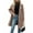 Camel, variant on Women Winter Wool Blend Camel Mid-Long Coat Notch Double-Breasted Lapel Jacket Outwear