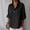 Black, variant on Vinsonshop Cotton Linen Shirt Travel Clothes Summer Boho Gauze Tops Button Down Summer Gauze Shirts Cotton Linen Plain T Shirts for Women Beach Outfit (S-5XL)