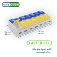 thumbnail image 2 of Ezy Dose Weekly (AM/PM) Travel Pill Organizer, Sun and Moon, 2 of 5
