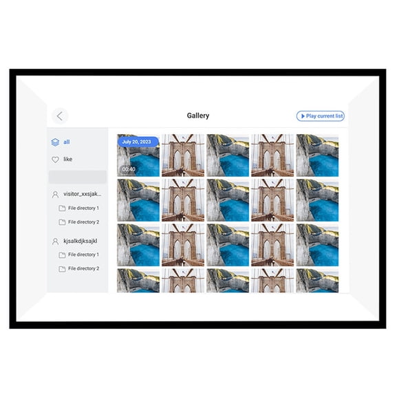 Calendar Smart Digital Calendar 10.1in HD Touchscreen Family Planner with Switchable Digital Photo Frame