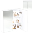 thumbnail image 1 of Botiquin Con Espejo Para Baño Organizador 2 Puertas Gabinete blanco, 1 of 8