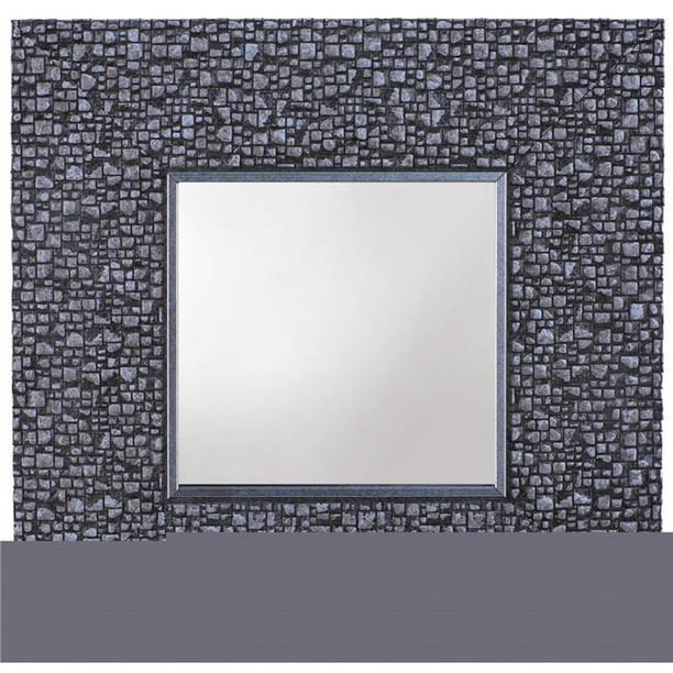 Square Wall Mirror Set Of 4 Com - Gray Wall Mirror Set