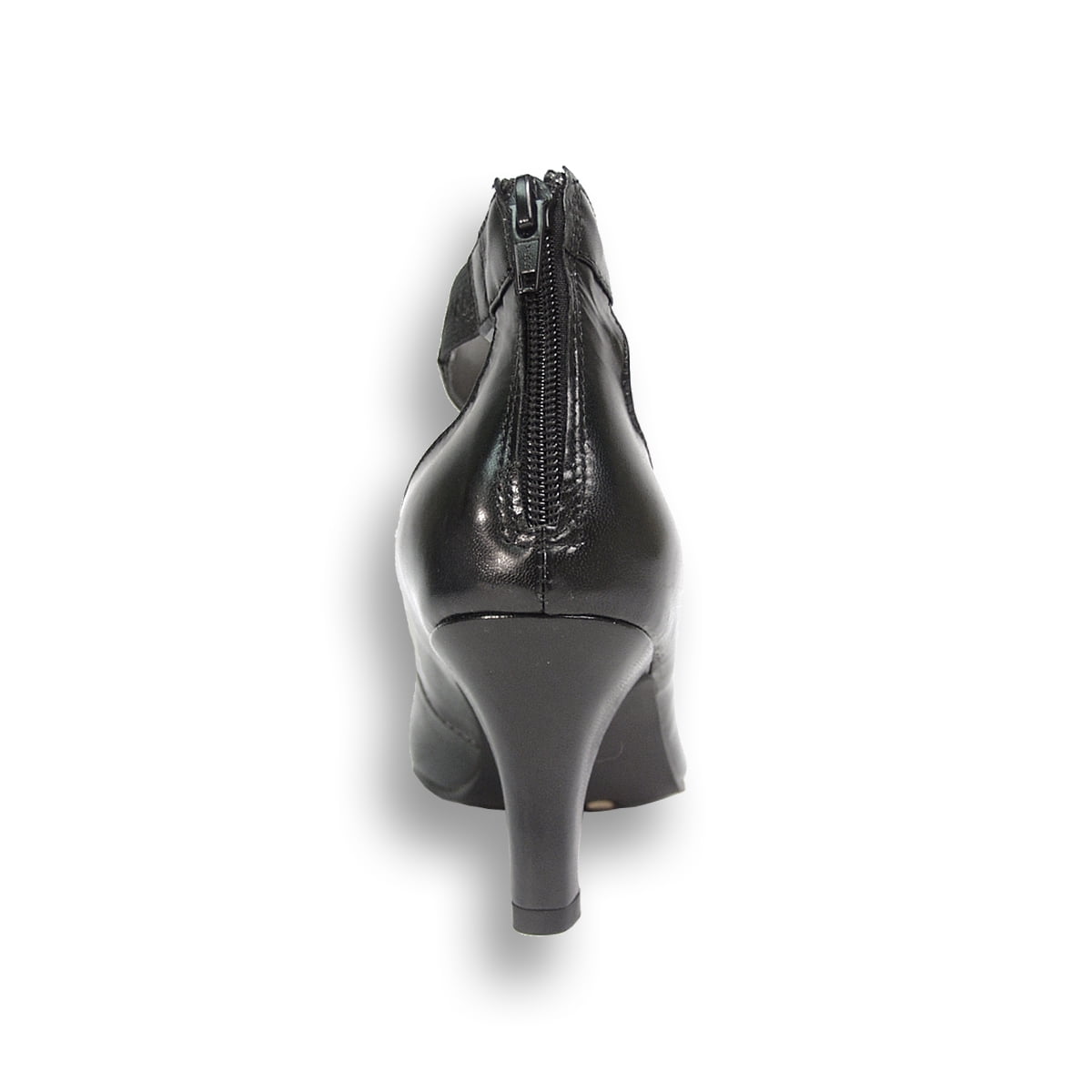 PEERAGE Diane Women's Wide Width Leather Dress Pump BLACK 9