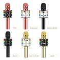 thumbnail image 2 of Amdohai Wireless Microphone for Singing Recording with Colorful LED Lights Handheld, 2 of 7