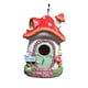 thumbnail image 3 of Casita colgante para pájaros, decoración de jardín exterior, resina, con forma de pájaro, novedosa casita decorativa para pájaros, nido para, 3 of 7