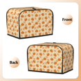 thumbnail image 3 of Kdxio Autumn Leaves And Pumpkins Print Toaster Cover Bread Machine Cover Fits for Most Standard 2 Slice Toasters,Keep Toaster Free From Dust And Fingerprint Oven Dustproof Cover, 3 of 7