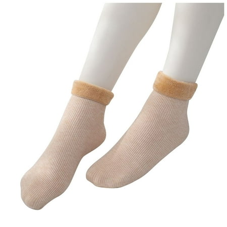 

DENGDENG Womens Thick Socks Thermal Warm Ankel High Socks for Women Winter Warm
