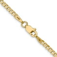 thumbnail image 6 of Primal Gold 14 Karat Yellow Gold 2.2mm Beveled Curb Chain, 6 of 8
