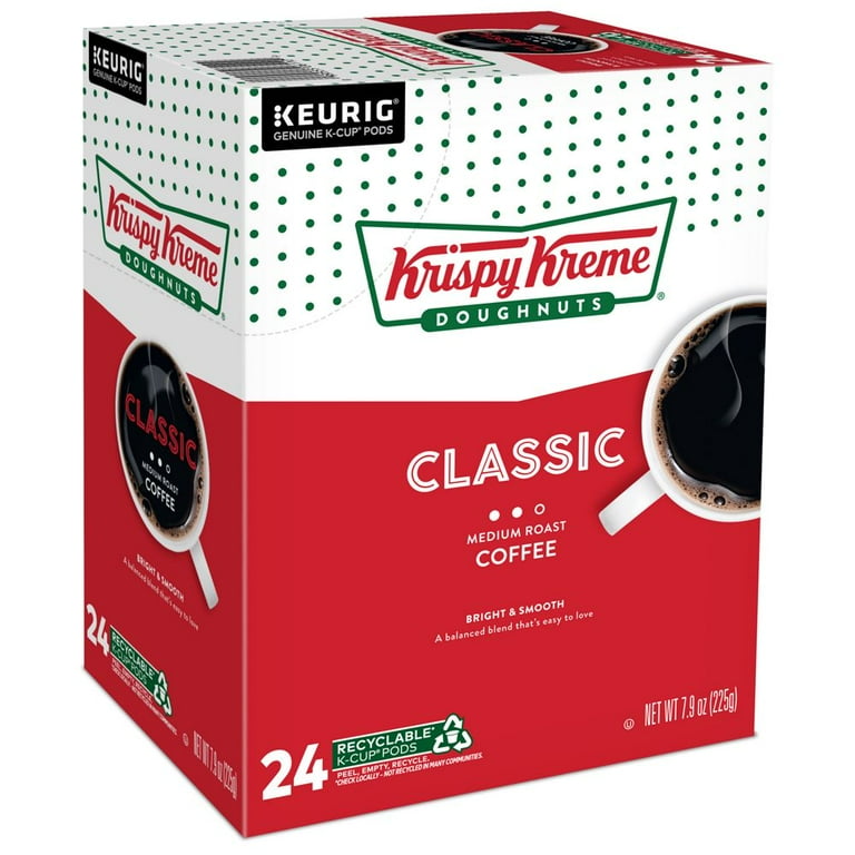Krispy Kreme Doughnuts Coffee Medium Roast K-Cup Box - 72 ct