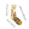 thumbnail image 3 of Femmes Mode Maille Dames Respirabilité Patchwork Chaussettes Fines Bas de Femmes, 3 of 4
