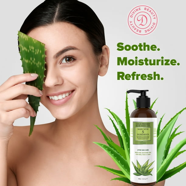 Aloe Vera Application After Sun Care, Organic Aloe Vera Plant for