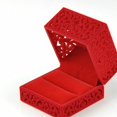 thumbnail image 2 of Velvet Jewelry Box For Ring, Necklace, Earrings (red), 2 of 3