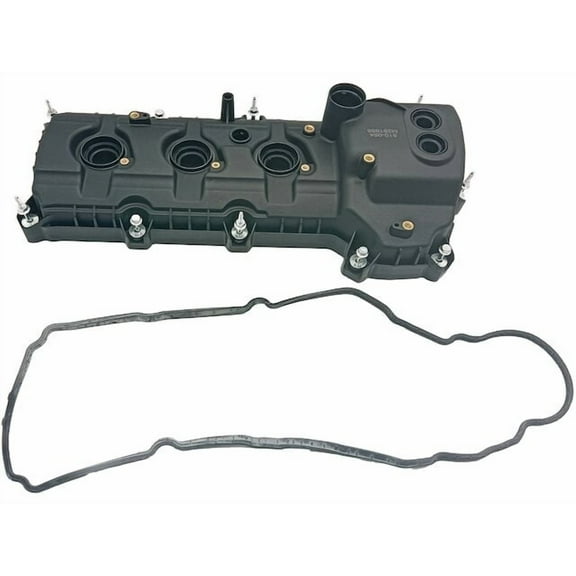 Engine Valve Cover with Gasket - Left (Driver Side) - Compatible with 2011 - 2019 Ford Explorer 3.5L V6 Naturally Aspirated 2012 2013 2014 2015 2016 2017 2018