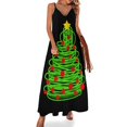 thumbnail image 1 of Vestido sin mangas de árbol de Navidad vestidos de novia para mujer vestidos de verano mujer 2024, 1 of 7