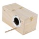 thumbnail image 5 of Caja de cría de pájaros de madera, caja de incubación cálida, caja de nido de jaula de pájaros de madera, pájaro Medio derecho abierto Yuyangstore  Nido del loro del pájaro del animal doméstico, 5 of 8