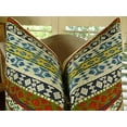 thumbnail image 2 of Plutus Coussin Fait Main à Rayures Amusantes, (Double Face 20 Pouces x 26 Pouces Standard), 2 of 2