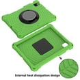 thumbnail image 3 of Dteck Kids Case for iPad Air 4th Gen 10.9"/iPad Pro 11 inch (2020/2018), Heavy Silicone Shockproof Case Kids Friendly Cover with Shoulder Strap/Handle Stand, Green, 3 of 6