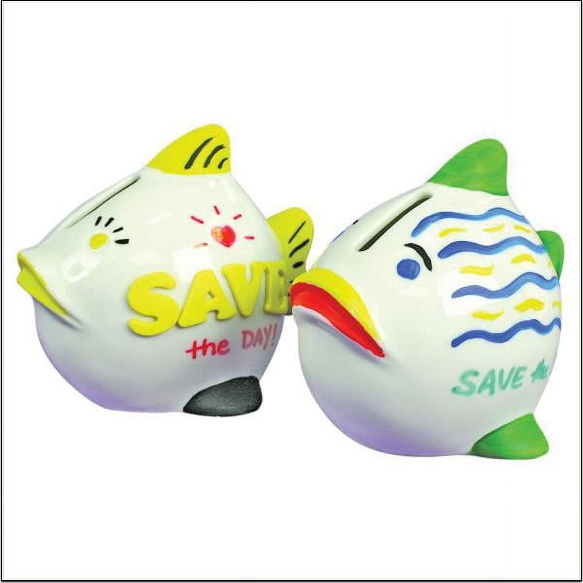 Ceramic Fish Bank Kit Pk/12