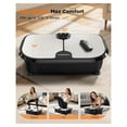 thumbnail image 4 of Vibration Plate Exercise Machine, 400 LBS Capacity Vibration Plate for Lymphatic Drainage, Max Space for Whole-Body Workout & Relaxation at Home, 4 of 8
