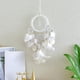 thumbnail image 3 of Colgante grande con plumas, estilo boho, tejido indio, ideal para decorar el dormitorio, fiestas o habitaciones de estudiantes. blanco, 3 of 7