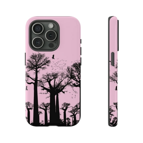 Pink Forest Tree Design iPhone 14 Case-iPhone 14-iPhone Case-iPhone