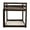 Espresso, variant on Twin over Twin Loft Bed with Spacious Under - bed Area | Versatile Storage, Enhances Bedroom Function