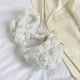 thumbnail image 5 of Bolso de hombro para mujer Moda Casual Sólido Abajo Nube Plisado Bajo el brazo Bolsas (Blanco), 5 of 8