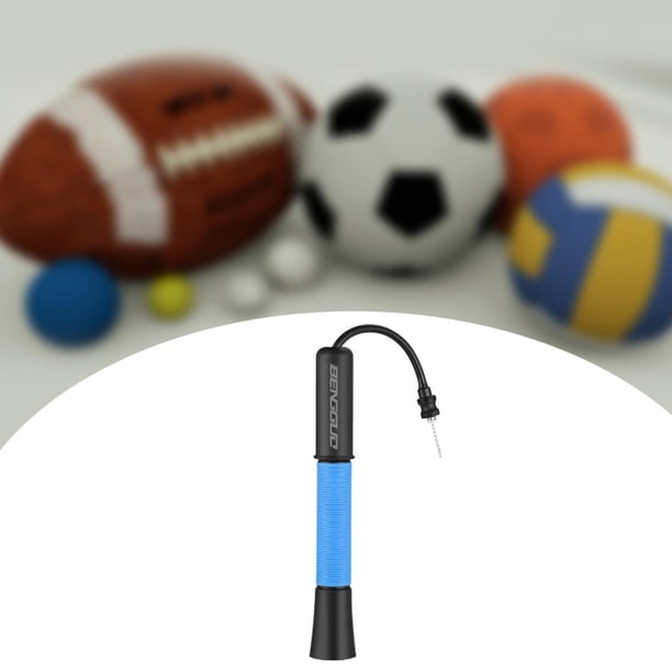 Bomba de bola bomba de aire de aire versátil bomba de bomba de baloncesto con herramienta manual de almacenamiento de alfileres para bolas deportivas, Amoratado