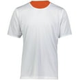 thumbnail image 6 of Augusta Sportswear L Boys Short Sleeve Mesh Reversible Jersey Orange/White 1603, 6 of 7