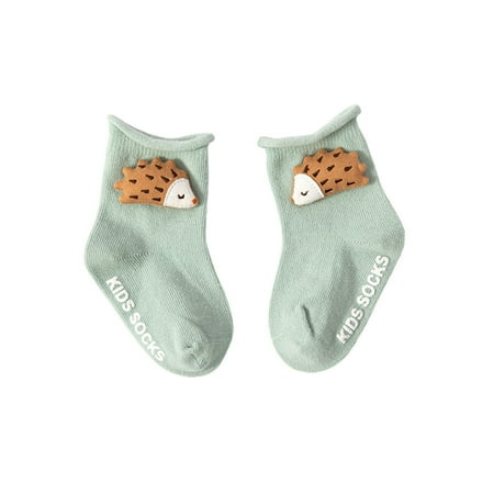 

JunDanmall 1 Pair Infant Socks Cartoon Rabbit Moon Boys Girls Stretchy Non-slip Sweat-absorbent Floor Socks for Party