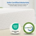 thumbnail image 5 of Sunny Lane 8 Inch Twin Mattress 3 Foam Layer Cooling Gel Memory Foam Mattresses, Green Tea for Fresher Sleep, Medium Firm, CertiPUR-US Certified, Twin Size Mattress in a Box, 5 of 9