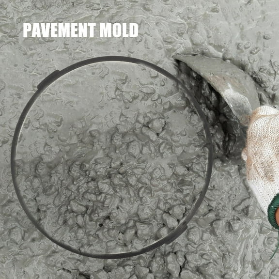 HAKIDZEL 2pcs Concrete Molds-Round Paving Mould Diy Road Maker Molds Patio, Lawn & Garden Paving Molds
