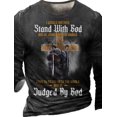 thumbnail image 3 of Camiseta de manga larga para hombre con diseño de mapa del mundo en 3D para deportes de ocio, fitness, retro, clásica, de manga larga, para deportes al aire libre, de gran tamaño y cálida, 3 of 5