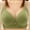 Green GNL, variant on Woman Bra Women's Underwear Gathered No Underwire Bras Solid Color Comfy Brassiere Loose Daily Wear Green L（40/90）