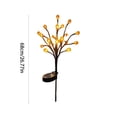 thumbnail image 3 of sruoe Halloween Solar Pumpkin Branch Stake Light, Halloween Decor, Waterproof LED Ground Lamp for Yard, Garden, Patio Layout, 3 of 8