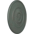 thumbnail image 3 of 29 3/4"OD x 1 1/2"P Wigan Ceiling Medallion, Hand-Painted Cloud Burst Crackle, 3 of 7