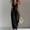 Black, variant on Womens Casual Denim Overall Jumpsuit Sleeveless V Neck Button up Top and Wide Leg Trousers Soft Washed Denim Fashion One Piece Outfit S-2XL White